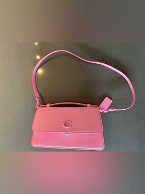 Coach Pink Juno Small Leather Bag